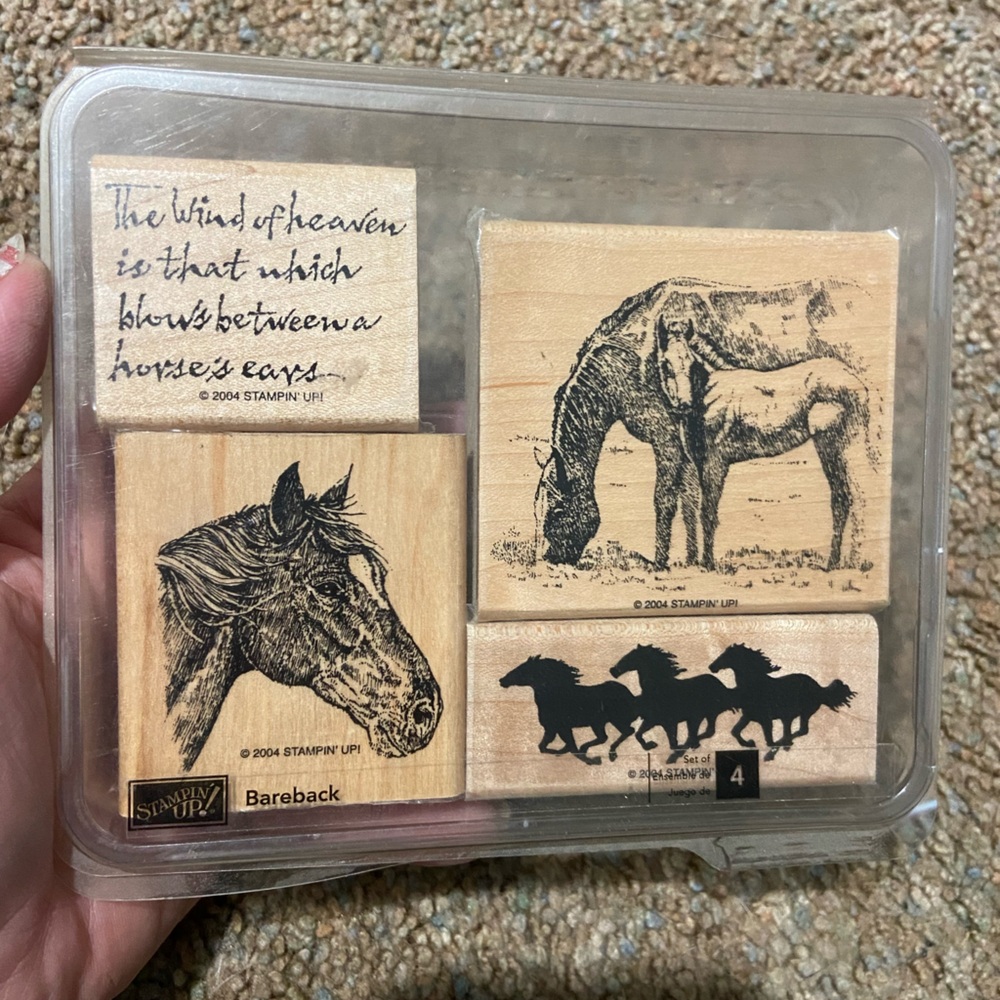 Bundled horse stamps